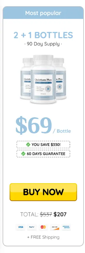 quietum plus 3 Bottles – official shop discount pack 3 Bottles – official shop discount pack