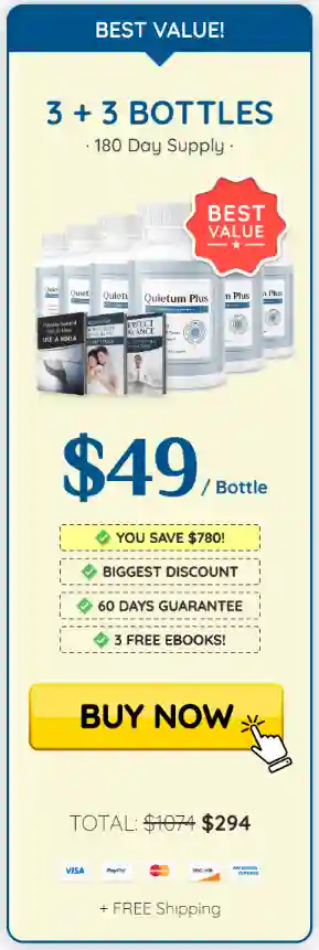quietum plus 6 Bottles – official website bundle with free shipping
